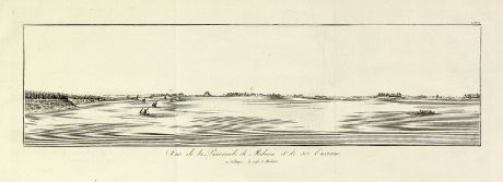 Antike Landkarten, Norden, Ägypten, Ägypten, Meidum-Pyramide, 1795: Vue de la Pyramide de Meduun et de ses Environs