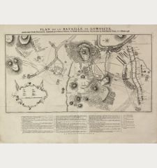 Plan de la Bataille de Lowositz, donné entre l'Armée Prussienne ...