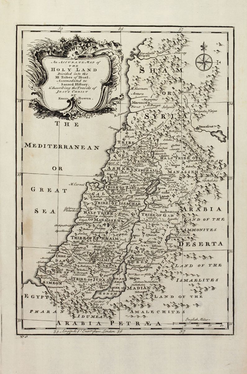 Emanuel Bowen - Map of the East Indies: An Original 18th Century  Hand-colored Map by E. Bowen For Sale at 1stDibs