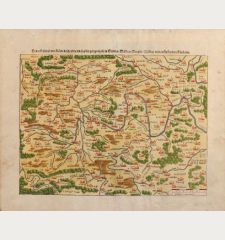 Münster, Germany, Franken, 1550: Franckenland am Main, beschriben nach aller gelegenheit in Stetten, Wassern, Bergen, Walden und anstossenden