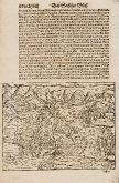 Antike Holzschnitt-Ansicht von Algier, Algerien. Gedruckt bei Heinrich Petri im Jahre 1574 in Basel.