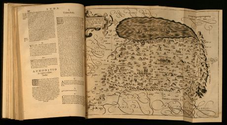 Bücher, Adrichem, Palästina, Heiliges Land, 1593: Theatrum Terrae Sanctae et Biblicarum Historiarum. Cum tabulis geographicis aere expressis