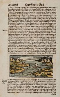 Antique Maps, Münster, Spain - Portugal, Canary Islands, 1574: Canarien oder hundtß-inseln