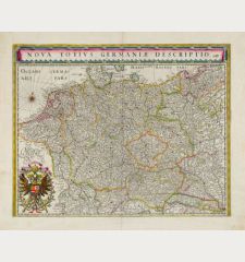 Old Vintage Sardinia Italy decorative map Blaeu ca 1655