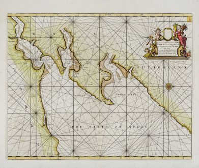 Antique Maps, Collins, Scotland, North Sea, Moray Firth, Inverness: [The Firth of Murry] - To the Rt Hon.ble, my Lord Viscount Torbat, Lord Register of the Kingdom of Scotland