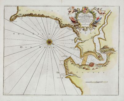 Antike Landkarten, Collins, Irland, County Cork, Kingsale Harbour, 1693-1792: This Chart of Kingsale Harbour...