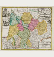 Tabula Aquitaniae complectens Gubernationem Guiennae et Vasconiae