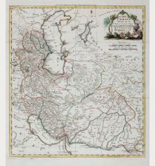 New Map of Persia divided into its provinces from the latest authorities by T. Kitchin geog. Hydrographer to his Majesty
