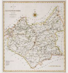 A Map of Leicestershire from the best Authorities