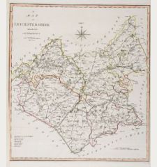 A Map of Leicestershire from the best Authorities