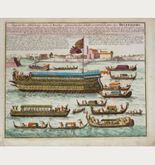 Eigentliche abbildung, derer in Venedig gebräuchlichen Schiffe, vornehmlich aber des Bucentauro