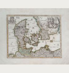 Weigel, Denmark, 1718: Dania Jutia, Holsatia, Scandia