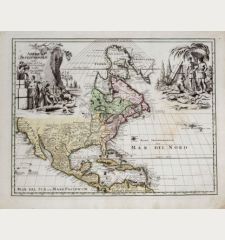 Weigel, North America, 1718: America Septentrionalis Studio Guilielmi de l'Isle...