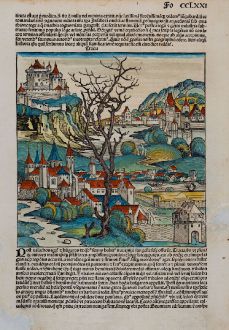 Antike Landkarten, Schedel, Türkei, Thrakien, 1493: De turchis, Tracia