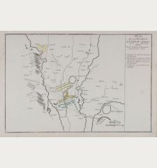 Plan de la Bataille de Czaslau en Boheme du 17 May 1742.