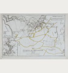 Attaques de Berg-op-Zoom comencées du 14 au 15 Juillet 1747.