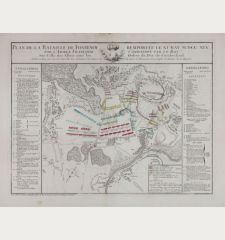 Plan de la Bataille de Fontenoy remportee le XI May MDCCXLV par l'Armee Francoise Commandee par le Roy sur Celle des Alliez...