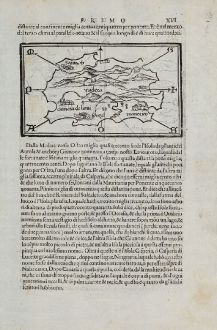 Antique Maps, Bordone, Spain - Portugal, Canary Islands, Madeira, 1528-1565: [Madeira and Canary Islands]