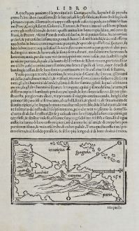 Antique Maps, Bordone, Central America - Caribbean, Jamaica, Hispaniola: [West Indies, Jamaica, Hispaniola and South America]