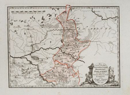 Antique Maps, von Reilly, Poland, 1791: Der Koniglichen Republik Polen Woiwodschaften Podlachien mit dem obern Theile der Woiwodschafter Lublin, oder Klein Polens