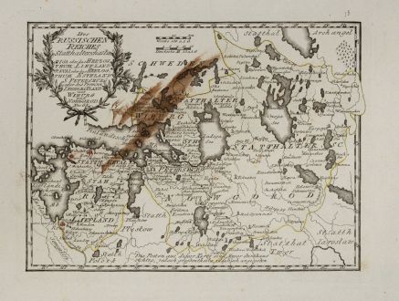 Antique Maps, von Reilly, Baltic, Estonia, Latvia, 1791: Des Russischen Reiches Statthalterschaften Riga oder das Herzogthum Liefland Reval oder das Herzogthum Esthland, S....