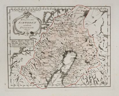 Antique Maps, von Reilly, Scandinavia, Finland, Sweden, 1791: Des Königreichs Schweden nördliche Provinzen