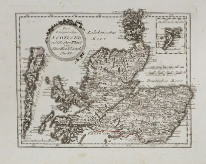 Antique Maps, von Reilly, British Isles, Scotland, 1791: Des Königreichs Scotland nördlicher Theil oder Das Hochland