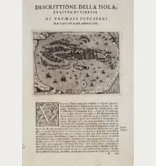 Venetia - Descrittione della Isola, et Citta di Vinetia di Thomaso Porcacchi da Castiglione Arretino.