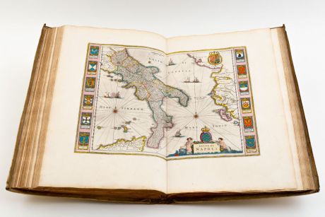 Atlanten, Blaeu, Italien, Atlas Italien und Griechenland, 1664-65: Sevende Stuck der Aerdrycks-Beschryving, Welck Vervat Italien en Griecken.