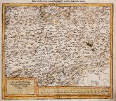 Holzschnitt-Landkarte von Transsilvanien, Siebenbürgen. Gedruckt bei Sebastian Petri im Jahre 1588 in Basel.