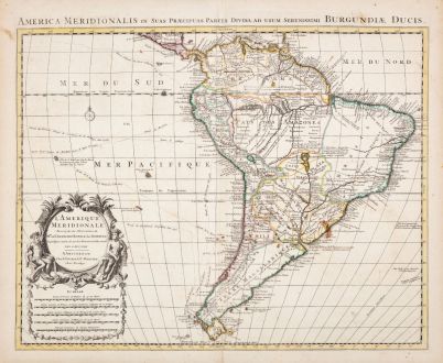 Antique Maps, de l Isle, South America, 1730: L'Amerique Meridionale Dressee sur les Observations de Mrs. de l'Academie Royale des Sciences... Par G. de l'Isle...