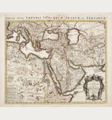 Carte de la Turquie de l'Arabie et de la Perse / Tabula Nova Imperii Turcarum, Arabum et Persarum