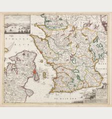 de Wit, Denmark, 1720: Nova et Accurata Scaniae et Maximae Partis Zeelandiae Tabula