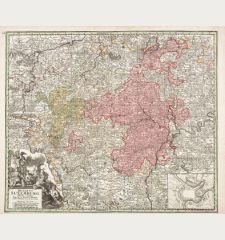 Ducatus Luxemburg Distintis Limitibus Majorum et Minorum Ditionum Exacte Designatus et in Lucem Editus