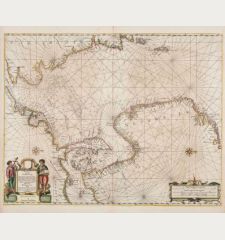 Pascaart vande Noort-Zee. Tabula Hydrographica Oceani Borealis.