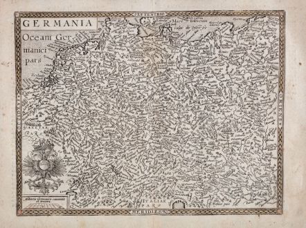 Antike Landkarten, Quad, Deutschland, 1600: Germania