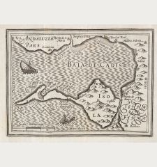 Bertius, Spain - Portugal, Bay of Cadiz, 1635: [Baia de Cadis]