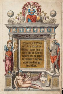 Graphics, Ortelius, Title Pages, 1571/73: Theatre, oft Toonneel des Aerdt-bodems