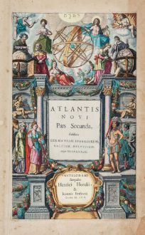 Graphics, Janssonius, Title Pages, 1638: Atlantis novi pars secunda, exhibens Germaniam inferiorem, Galliam, Helvetiam, atque Hispaniam