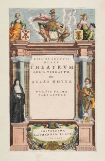 Grafiken, Blaeu, Titelblätter, 1645: Theatrum Orbis Terrarum, sive Atlas Novus. Partis Primae pars altera.