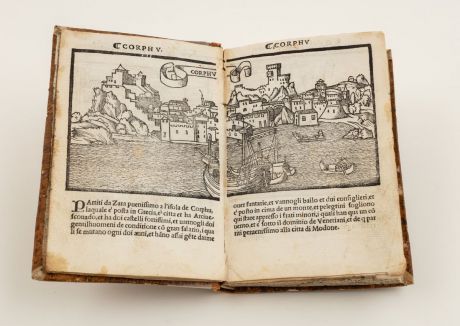 Antique Maps, da Poggibonsi, Holy Land, Pilgrimage to the Holy Land, 1529: Viaggio da Venetia al santo Sepulchro & al monte Synai