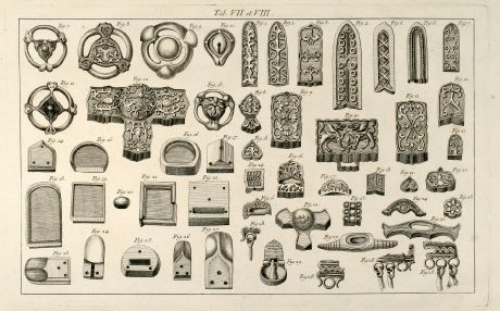 Graphics, le Clerc, Tartars, Cossacks, 1783: Tab. VII et VIII.