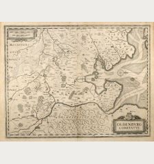 Janssonius, Germany, Lower Saxony, Bremen, Oldenburg, 1645: Oldenburg Comitatus